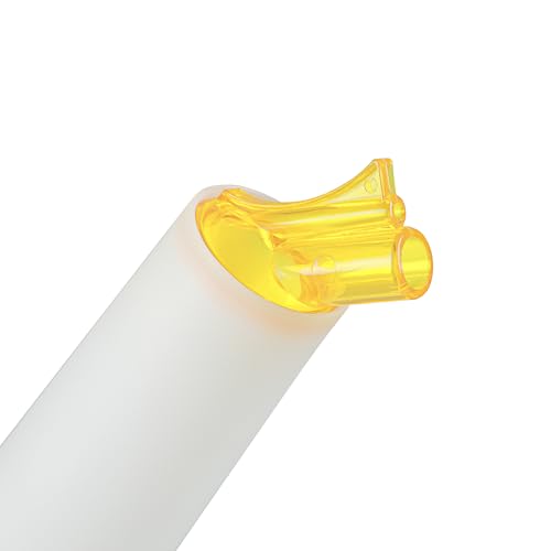 Restaurantware 1 qt Yellow Plastic Quick Pour Storage Container Bottle - color: Yellow, size: 32 Ounces
