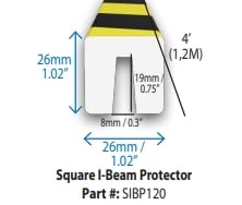 Facility Safty Bumper Guards (Square I-Beam Protector)