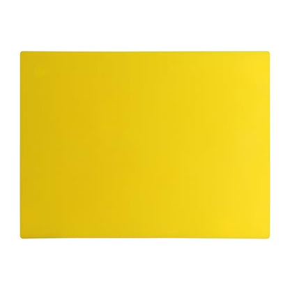 New Star Foodservice 15" x 20" Yellow Cutting Board - color: Yellow, size: 20"L x 15"W