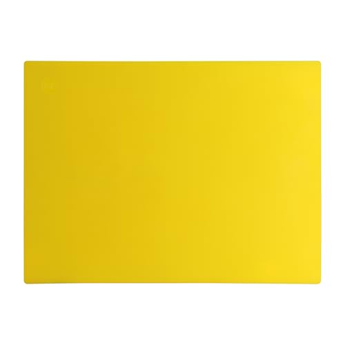 New Star Foodservice 15" x 20" Yellow Cutting Board - color: Yellow, size: 20"L x 15"W