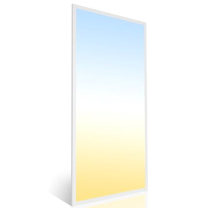 1 Pack 2x4 LED Flat Panel Light, 5CCT Selectable,0-10V Dimmable, 9630LM/72W - color: 1 Pack, size: 2-foot X 4-foot