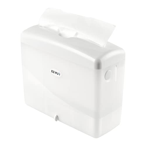 EZ-Pull Countertop MULTIFOLD Paper Towel Dispenser for Kitchen/Bathroom/Office/RV/Airbnb, White 4500-EZ - style: Pearl White