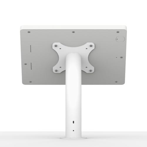 VidaMount White Enclosure and Fixed Neck Wall/Table Surface Mount [Bundle] Compatible with iPad 10.2" (7th, 8th & 9th Gen) - color: White, size: iPad 10.2" (7th, 8th & 9th Gen)