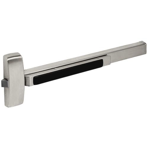Sargent 80 Series Satin Stainless Steel Less Trim Rim Exit Device, 33" - 36" Door Width (Pack of 1)