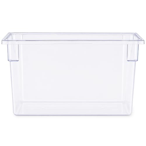 Winco 18" x 26" Clear Food Storage Box - size: 18" x 26", style: 15" Deep