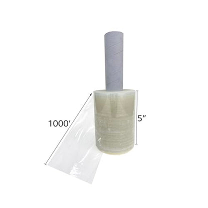 Stretch Film/Wrap, 5" x 1000', 1-Pack - size: Stretch Wrap Mini 5" x 1000'-1-Pack
