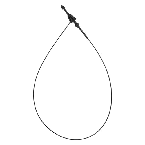 SIDAZON 7 Inch 500 Pcs Plastic Fasteners Hang Tags Black Snap Lock Pins Security Loop Price Tag Pins Safety Ring Ties for Retail Store Clothing Accessory (7” 500pcs, Black) - color: Black, size: 7” 500pcs