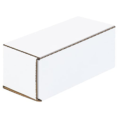 BOX USA BMRX3L 6"L x 2 1/2"W x 2 3/8"H, White (Pack of 50) - size: (033) 6" x 2 1/2" x 2 3/8", 50-Pack