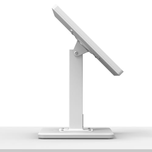 VidaMount White Enclosure and 360 Rotating & Tilting Desk/Table Stand Compatible with Microsoft Surface Pro 8 / Pro X - color: White, size: Surface Pro 8 / Pro X