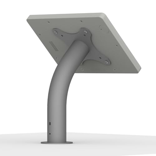 VidaMount Light Grey Enclosure and Fixed Neck Wall/Table Surface Mount [Bundle] Compatible with iPad mini 1/2/3 - color: Light Grey, size: iPad Mini 1/2/3