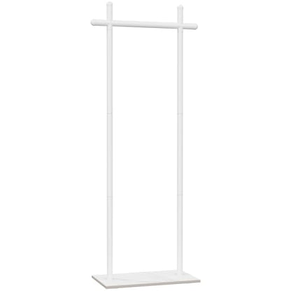 Industrial Clothes Racks,Metal Garment Trees,68.9in,White,Small - color: White, size: 19.7*11.8*68.9in