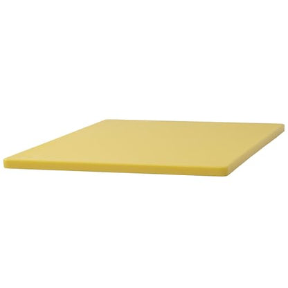 Winco 12" x 18" Yellow Cutting Board (Set of 6) - color: Yellow, size: 12" x 18" x 1/2"