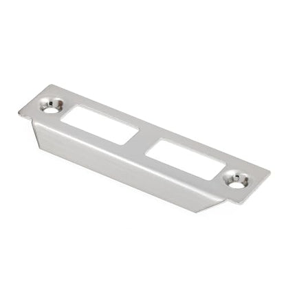 Prime-Line E 28335 Mortise Keyed Lock Set with Glass Knob, Single Pack - color: Satin Nickel