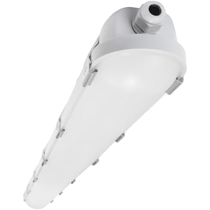 HYPERLITE 65W 4FT LED Vapor Light, 45W/55W/65W Vapor Proof Tight Light Fixture, 8450lm 4000K/5000K/6000K Selectable, AC120-277V Waterproof LED Outdoor Shop Light for Car Wash,Garage,Warehouse,ETL - size: 4FT | 1 PACK