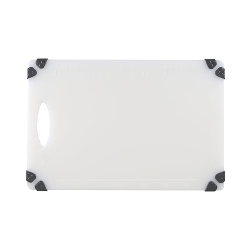 Dexas Non-Slip Cutting Board 18"x 12" with Wraparound Grips, NSF Certified - size: 18"L x 12"W