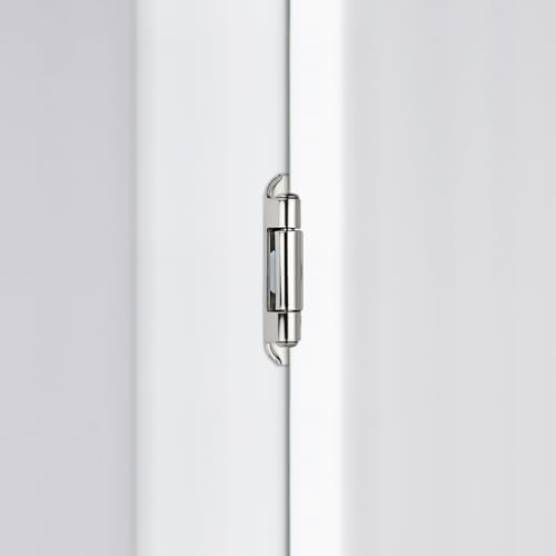 Polished Chrome Cabinet Hinges 1/2 Inch Overlay 4 Pack(2 Pairs) - color: Polished Chrome