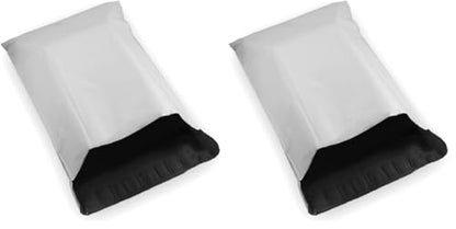 50 EcoSwift 12 x 16 White Poly Mailers Size #5 Self Sealing Bulk Packaging Materials Shipping Supplies Envelopes Bags 12 inches by 16 inches (Pack of 2) - size: 12x16 (Pack of 2)