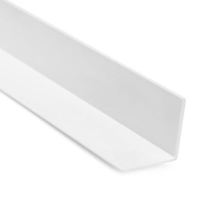 10 Pack Wall Corner Guards, Vinyl 1-1/8" x 48" Trim Protectors, Paintable Corner Molding for Wall Furniture Cabinet Door Countertop Protection, Easy Install