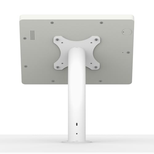 VidaMount White Enclosure and Fixed Neck Wall/Table Surface Mount [Bundle] Compatible with iPad 2/3/4 - color: White, size: iPad 2/3/4