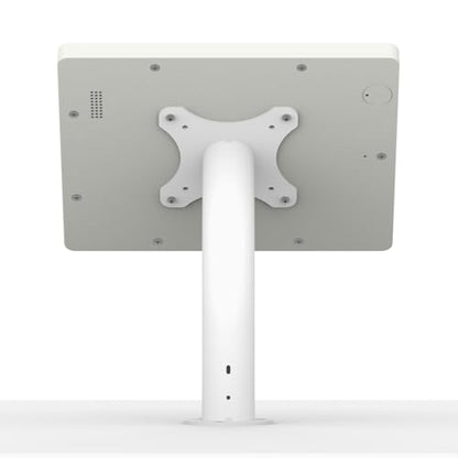 VidaMount White Enclosure and Fixed Neck Wall/Table Surface Mount [Bundle] Compatible with iPad 2/3/4 - color: White, size: iPad 2/3/4