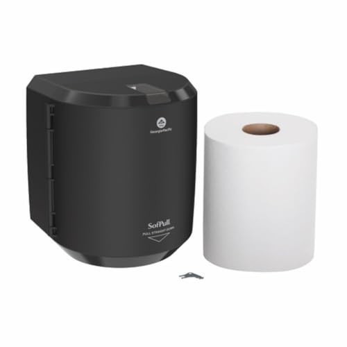 SOFPULL® CENTERPULL Regular Paper Towel Dispenser Starter KIT BY GP PRO (GEORGIA-PACIFIC), 1 Dispenser, 1 Towel ROLL