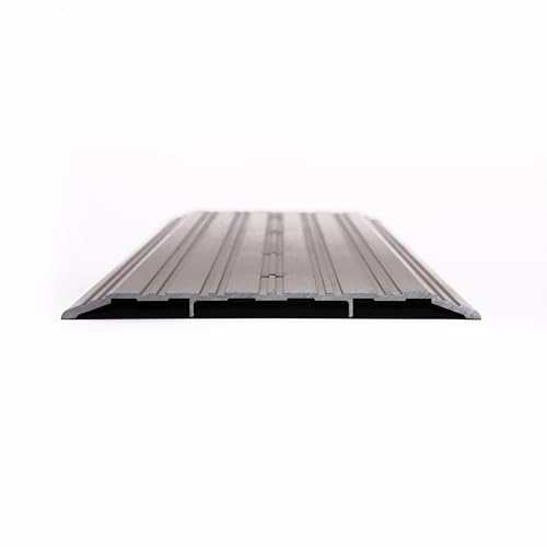 Aluminum Thresholds Extra Width 5"-6"-7"-8" Inch - Residential/Commercial use. Saddle/Handicap Easy Installing and Accessible/Fireproof Rated high-Quality (8"x36") - size: 8"x36"