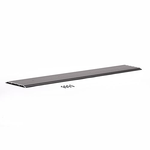 Aluminum Thresholds Extra Width 5"-6"-7"-8" Inch - Residential/Commercial use. Saddle/Handicap Easy Installing and Accessible/Fireproof Rated high-Quality (8"x36") - size: 8"x36"