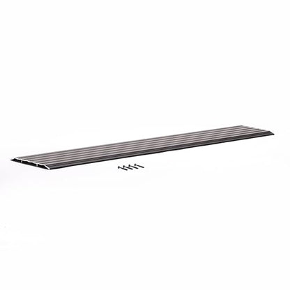Aluminum Thresholds Extra Width 5"-6"-7"-8" Inch - Residential/Commercial use. Saddle/Handicap Easy Installing and Accessible/Fireproof Rated high-Quality (8"x36") - size: 8"x36"