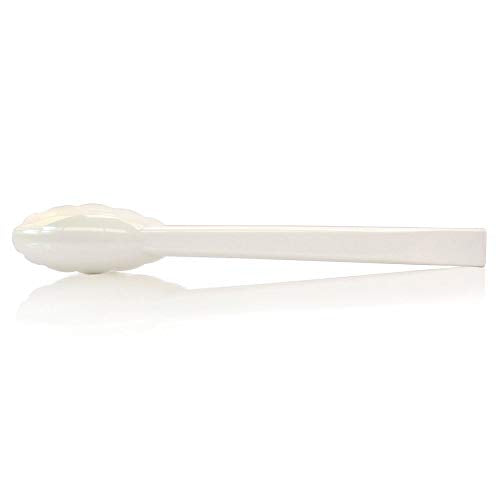 New Star Foodservice 35551 Utility Tong, 12 inch, White, Set of 12 - color: White (Set of 12)