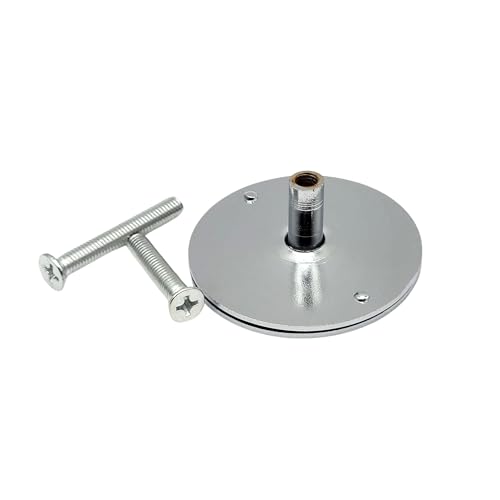 M7 Dummy Mortise Cylinder 1-7/8" | Cylindrical Lockset Cover Plate | Mortise Lock Cylinder Hole Cover | Brushed Chrome - color: Chrome