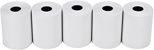 MFLABEL 2 1/4" x 50' Thermal Papers Cash Register POS Receipt Paper Credit Card Paper 5 Rolls - size: 2 1/4" x 50'