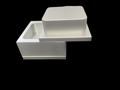 Pre Press Mold Made of Food Grade Anodized 6061 Aluminum (Silver, 2.5x2.5 inch) - size: 2.5x2.5 inch