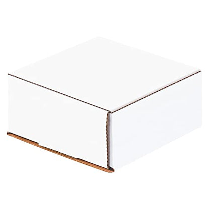 Box USA BMLR1 4 3/8"L x 4 3/8"W x 2"H, White (Pack of 50) - size: (013) 4 3/8" x 4 3/8" x 2", 50-Pack