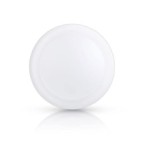 ECOELER 6" Dimmable LED Disk Light, Flush Mount Ceiling Lights, Daylight, 16.5W 4000K Cool White 1100Lm, Surface Mount Lighting Fixture Installs into J-Box or Recessed Can, ETL & FCC Listed - color: 4000K (Cool White), size: 1 - Pack