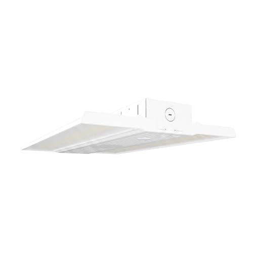 RAB Lighting RBAY15S LED High Bay Light - 130W 100W 80W Adjustable Linear High Bay Lighting Fixture - 3500K 4000K 5000K Dimmable 0-10V - Warehouse Shop Light 120-277V - size: S