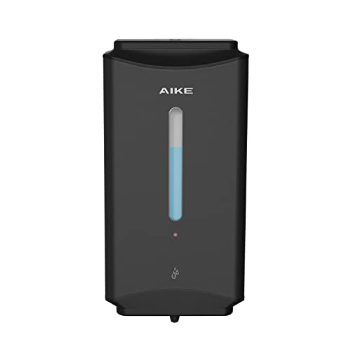 AIKE Heavy Duty Automatic Soap Dispenser,37oz for Bathroom,Matteblack Steel - color: Matte Black