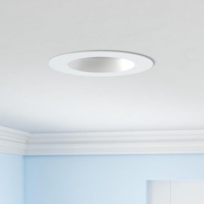 Sunco 24 Pack 6 Inch LED Can Lights, Retrofit Recessed Lighting, Smooth Trim, 965 LM, 13W (60W Equivalent), Selectable CCT 3000K/4000K/5000K/6000K/6500K, Dimmable, Damp Rated UL - size: 6"