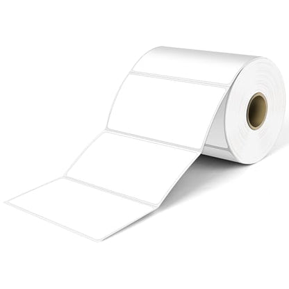 LLIKED 4" x 2" Direct Thermal Labels, 750 Barcode Shipping Labels - size: 4"x2"-1 Roll