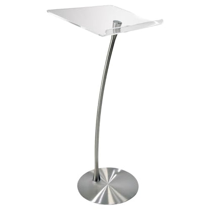 Arc 1 Stainless Steel and Acrylic Podium, Pulpit or Lectern - Kingdom by Procson - size: Design 14