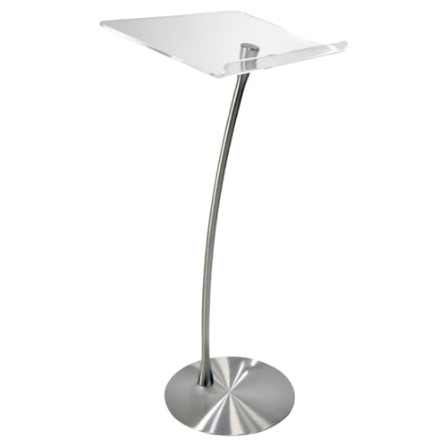 Arc 1 Stainless Steel and Acrylic Podium, Pulpit or Lectern - Kingdom by Procson - size: Design 14