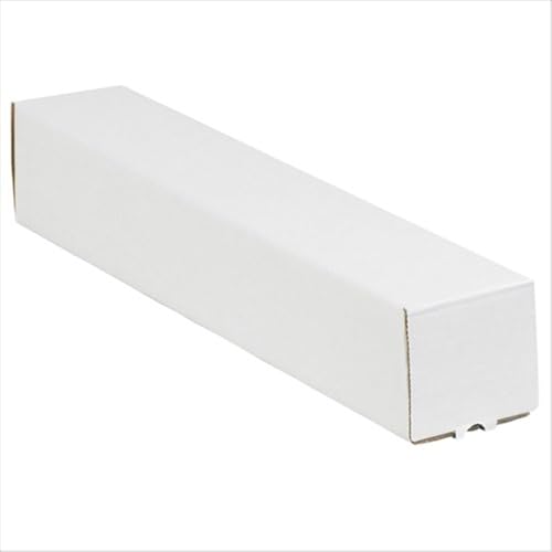 BOX USA Mailer Boxes Large 24"L x 4"W x 4"H 50-Pack - Corrugated Cardboard Box for Shipping, Moving, Mailing, Packing, Packaging and Storage