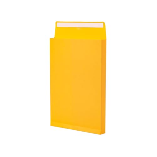 Goefun 6x9 Expanding Manilla Envelopes, 180 GSM Heavyweight Kraft - color: Yellow, size: 6x9