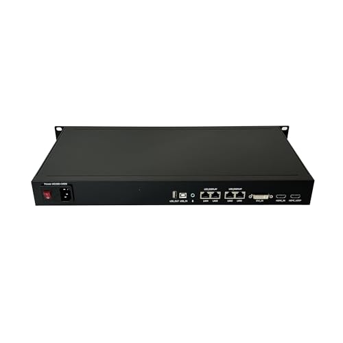 Colorlight S4 Multi-Function LED Video Wall Controller | HDMI & DVI Inputs, 4 Ethernet Outputs, Audio in, HDMI Loop | Supports E120, E320, 5A-75B, 5A-75E Receiving Cards for LED Display Screens - color: S4