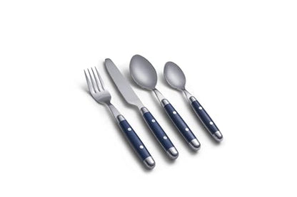 Cambridge Jubilee Blue 16-Piece 18/0 Silverware Set for 4, Flatware - color: Blue