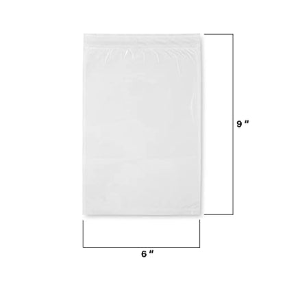 MT Products 6" x 9" Clear Packing List Envelopes - 50 Pack - Self-Adhesive Shipping Pouches with Press-Lock Seal - Reclosable Document Sleeves for Invoices & MSDS - size: 6 x 9 Inch