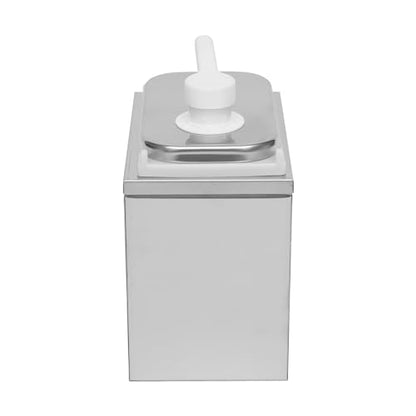 Sauce Dispenser Pump, Stainless Sauce Station Condiment Pump Station Ketchup Dressing BBQ Sauce Pumps Dispenser for Buffet, Restaurant, Cake Room, Coffee Shop Equipment (Single Head) - size: Single Head