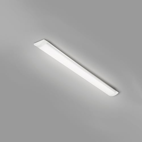 1 Packs 2FT LED Batten Light, Ultra-Thin Ceiling Surface Mounted Light, 20W, 4000K, IP20, LED Ceiling Lamp for Garage, Shop, Hallway, Office, Market - color: Aluminum 1 PCS
