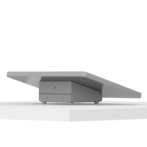 VidaMount Light Grey Enclosure and Fixed Tilted 15° Desk/Surface Mount [Bundle] Compatible with iPad Pro 12.9" (1st/2nd Gen) - color: Light Grey, size: iPad Pro 12.9" (1st/2nd Gen)
