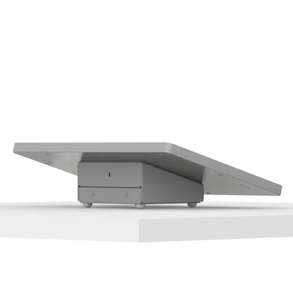 VidaMount Light Grey Enclosure and Fixed Tilted 15° Desk/Surface Mount [Bundle] Compatible with iPad Pro 12.9" (1st/2nd Gen) - color: Light Grey, size: iPad Pro 12.9" (1st/2nd Gen)