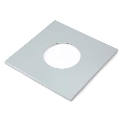 Alpine Circle Lid Industries 29 Gallon Sturdy Steel Cube Recycling Container, Square Opening - 3 Color Cans Available Sold Separately (Lid Circle Opening) - color: Lid Circle Opening